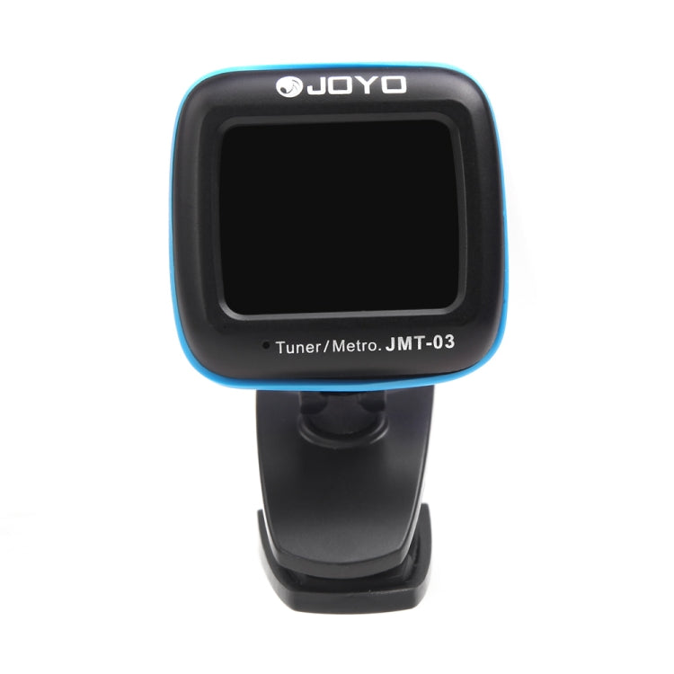 JOYO JMT-03 Portable Clip-on Guitar Tuner Metronome Supports MIC and CLIP Tuning Mode 2-in-1 360-Degree Rotating for Guitar Violin Ukulele