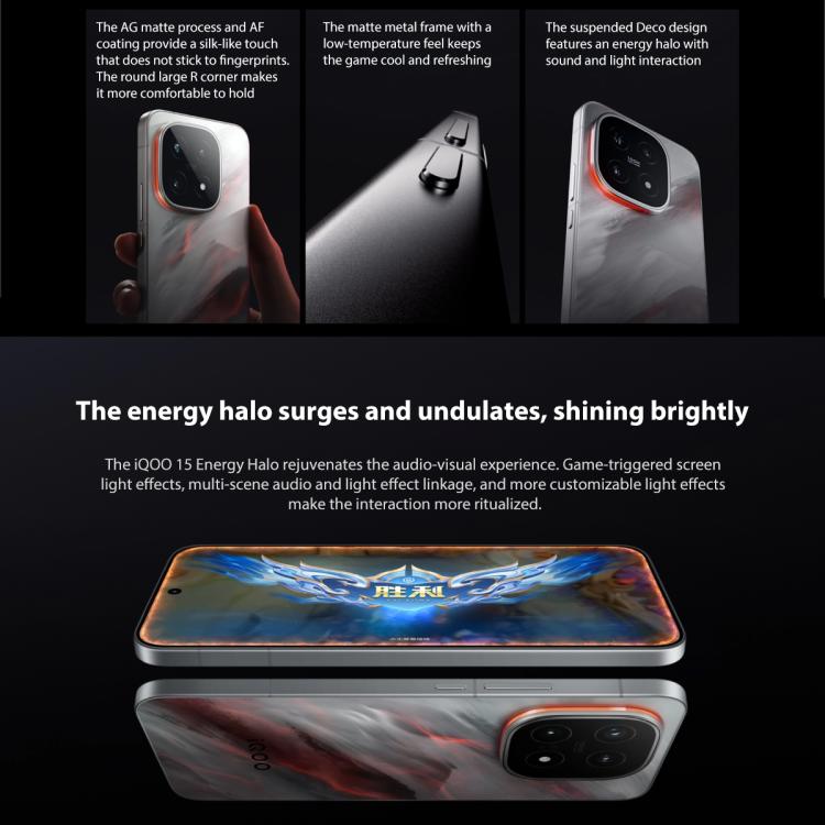 vivo iQOO 15, 12GB+512GB, 6.85 inch Android 16 OriginOS 6 Snapdragon 8 Elite Gen 5 Octa Core, OTG, NFC, Network: 5G, Support Google Play