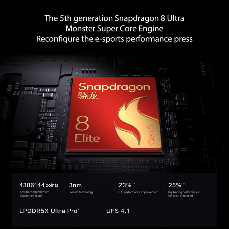 vivo iQOO 15, 16GB+1TB, 6.85 inch Android 16 OriginOS 6 Snapdragon 8 Elite Gen 5 Octa Core, OTG, NFC, Network: 5G, Support Google Play