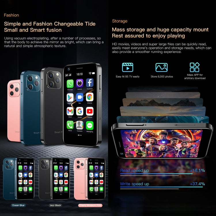 SOYES XS12 Pro, 4GB+64GB 3.0 inch Android 10.0 MTK6750 Octa Core, Bluetooth, WiFi, FM, OTG, Network: 4G, Dual SIM, Support Google Play