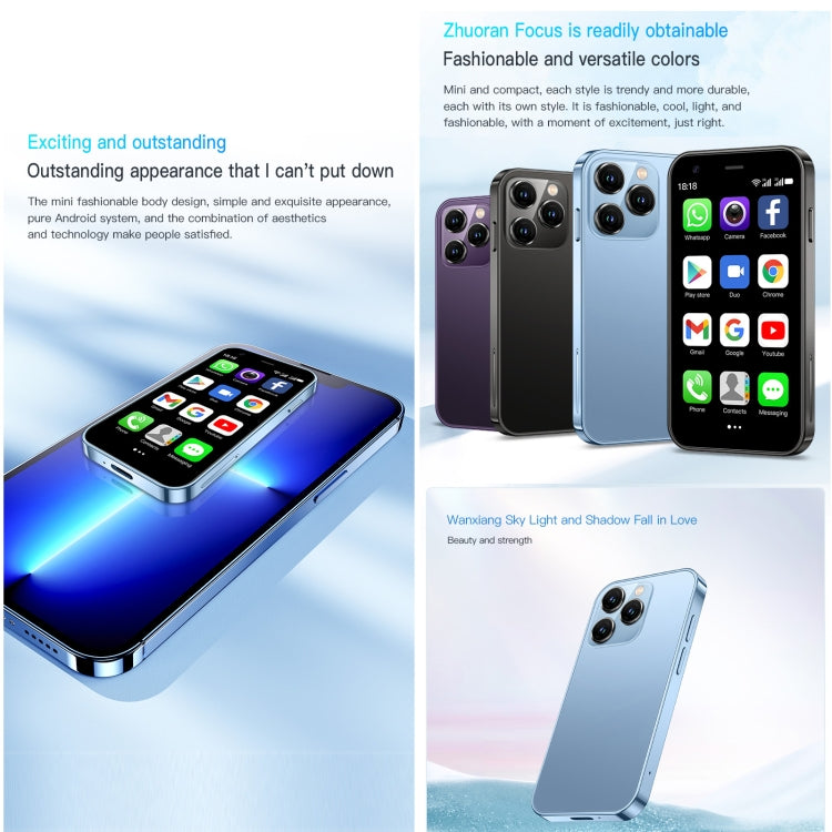 3.0 inch Android 8.1 MTK6580 Quad Core up to 1.3GHz, Bluetooth, WiFi, GPS, Network: 3G, Dual SIM