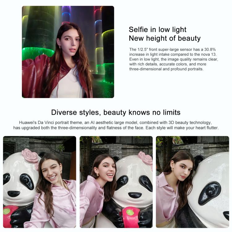 Huawei nova 14 Vitality, 12GB+512GB, Side Fingerprint Identification, 6.7 inch HarmonyOS 5.1, NFC, OTG, Not Support Google Play