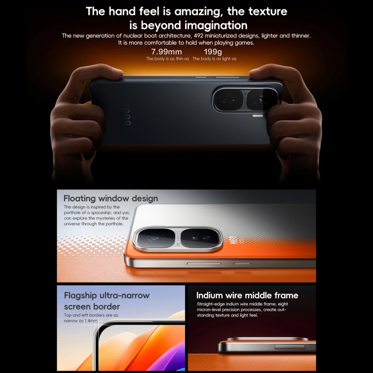 vivo iQOO Neo10, 12GB+512GB, Face ID / Screen Fingerprint Identification, 6.78 inch Android 15 OriginOS 5 Snapdragon 8 Gen 3 Octa Core, OTG, NFC, Network: 5G, Support Google Play