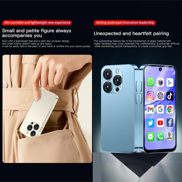 SOYES XS19 Pro, 3GB+32GB, 3.8 inch Android 12.0 MTK6762 Quad Core, Network: 4G, Dual SIM, GPS, OTG, Support Google Play Store