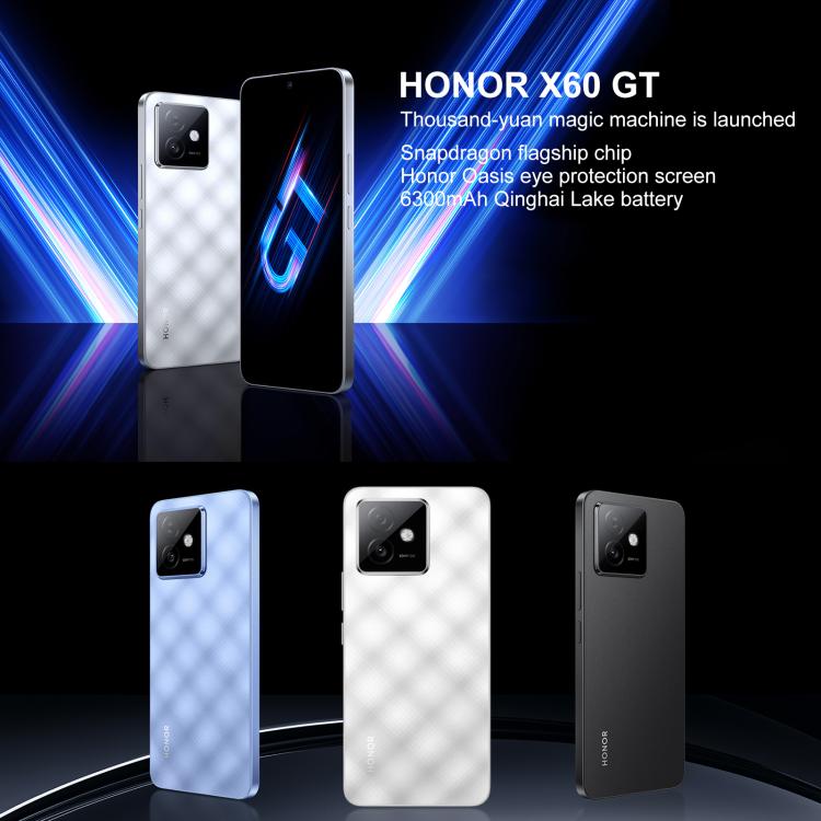 Honor X60 GT, 12GB+256GB, In-screen Fingerprint, 6.7 inch MagicOS 9.0 Android 15.0 Snapdragon 8+ Gen 1 Octa Core, Network: 5G, OTG, NFC