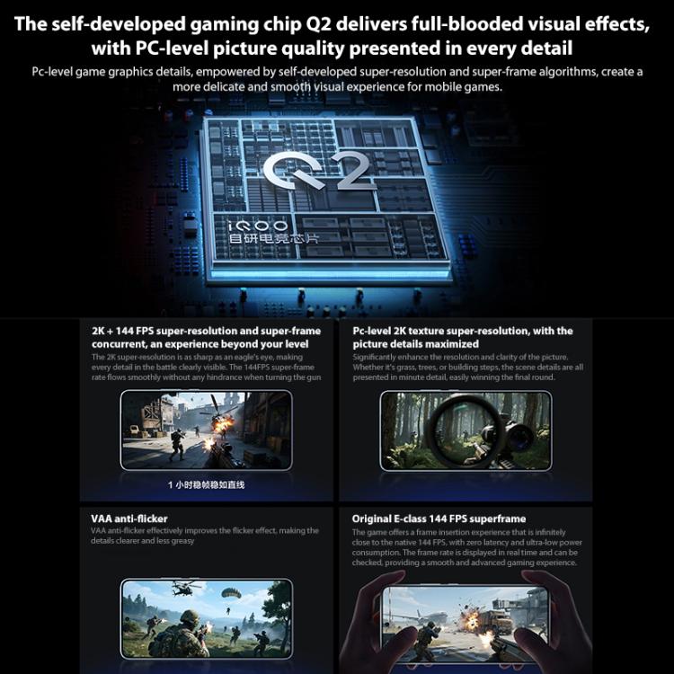 vivo iQOO Neo10 Pro+, 16GB+1TB, Screen Fingerprint, 6.82 inch Android 15 OriginOS 5 Snapdragon 8 Elite Octa Core, OTG, NFC, Network: 5G, Support Google Play