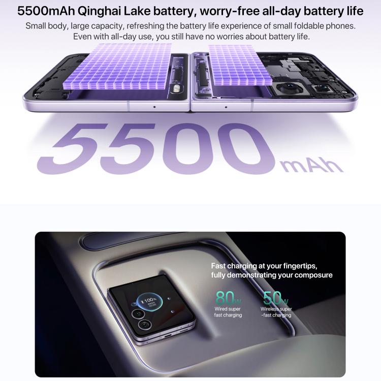 Honor Magic V Flip2, 12GB+512GB, 6.82 inch + 4.0 inch MagicOS 9.0.1  Android 15 Snapdragon 8 Gen 3 Octa Core, Network: 5G, NFC, OTG