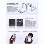 Honor Magic V Flip2, 16GB+1TB, 6.82 inch + 4.0 inch MagicOS 9.0.1  Android 15 Snapdragon 8 Gen 3 Octa Core, Network: 5G, NFC, OTG