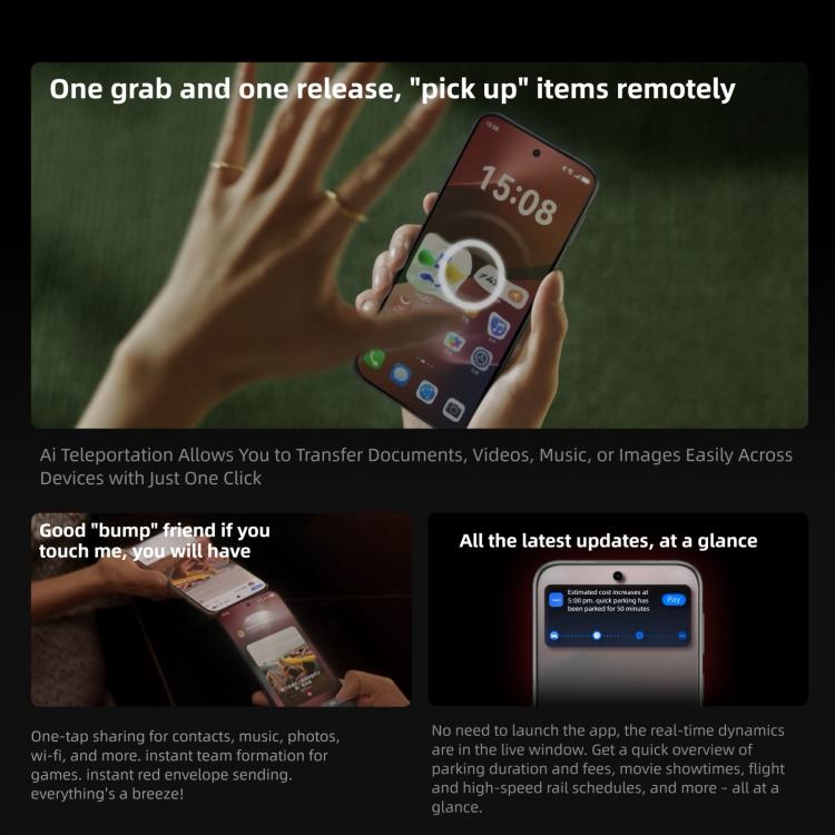 HUAWEI Pura 80 Ultra, 16GB+1TB, Side Fingerprint Identification, 6.8 inch HarmonyOS 5.1, NFC, OTG, Not Support Google Play