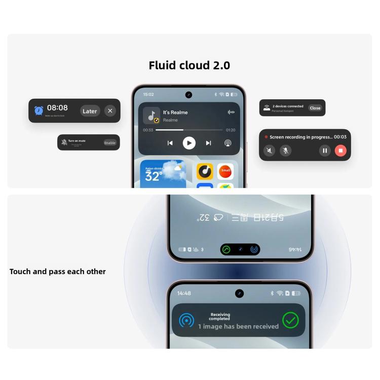 Realme 15, 8GB+256GB, 6.77 inch Realme UI 6.0 Android 15 MediaTek Dimensity 7300+ Octa Core, NFC, Network: 5G