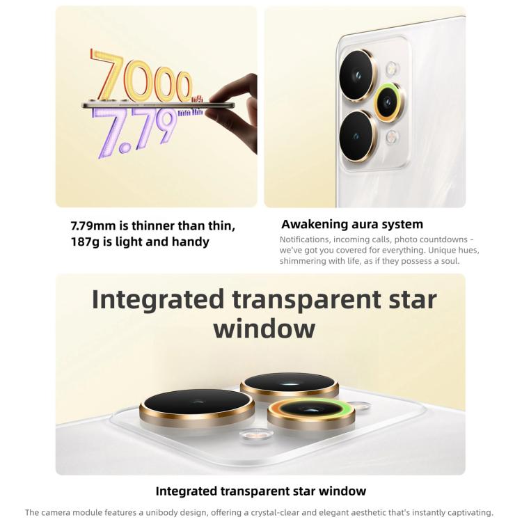 Realme 15 Pro, 12GB+256GB, 6.8 inch Realme UI 6.0 Android 15 Snapdragon 7 Gen Octa Core, NFC, Network: 5G