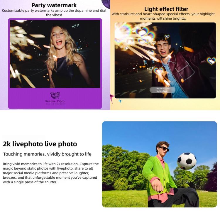 Realme 15 Pro, 16GB+512GB, 6.8 inch Realme UI 6.0 Android 15 Snapdragon 7 Gen 4 Octa Core, NFC, Network: 5G