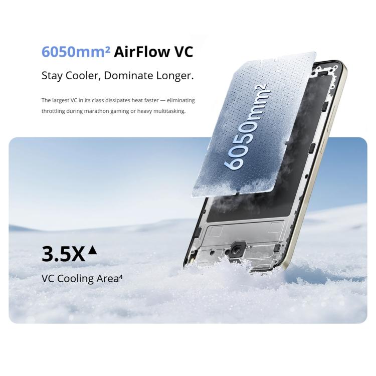 Realme 15T, 8GB+128GB, Screen Fingerprint Identification, 6.57 inch Realme UI 6.0 Android 15 MediaTek Dimensity 6400 Max Octa Core, NFC, Network: 5G