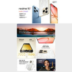 Realme 15T, 12GB+512GB, Screen Fingerprint Identification, 6.57 inch Realme UI 6.0 Android 15 MediaTek Dimensity 6400 Max Octa Core, NFC, Network: 5G