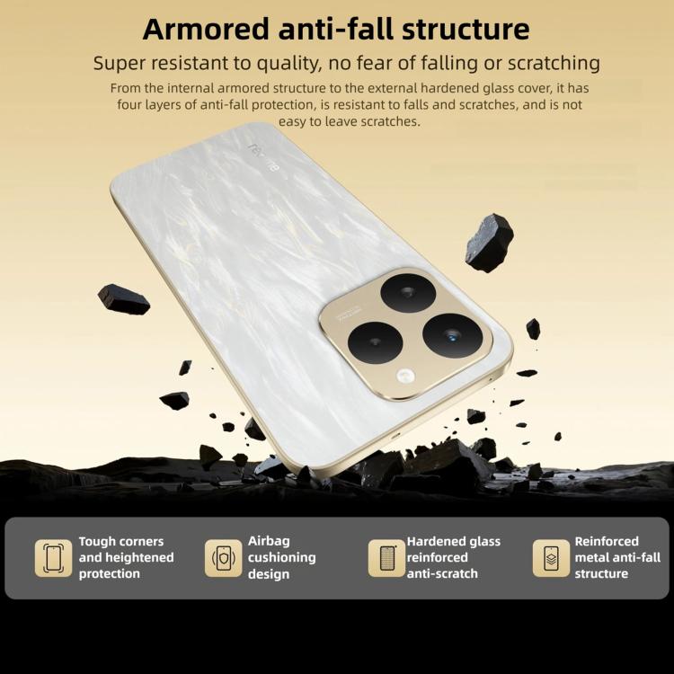 Realme 15T, 12GB+512GB, Screen Fingerprint Identification, 6.57 inch Realme UI 6.0 Android 15 MediaTek Dimensity 6400 Max Octa Core, NFC, Network: 5G