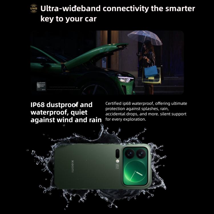 Xiaomi 17 Pro Max, 16GB+512GB, 3D Ultrasonic Fingerprint, 6.9 inch + 2.9 inch Xiaomi HyperOS 3 Snapdragon 8 Elite Gen 5 Octa Core, NFC, Network: 5G