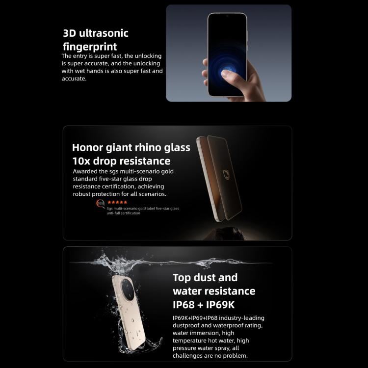 Honor Magic8, 16GB+512GB, Screen Fingerprint, 6.58 inch MagicOS 10.0 / Android 16 Snapdragon 8 Elite Gen 5th Octa Core, Network: 5G, NFC, OTG