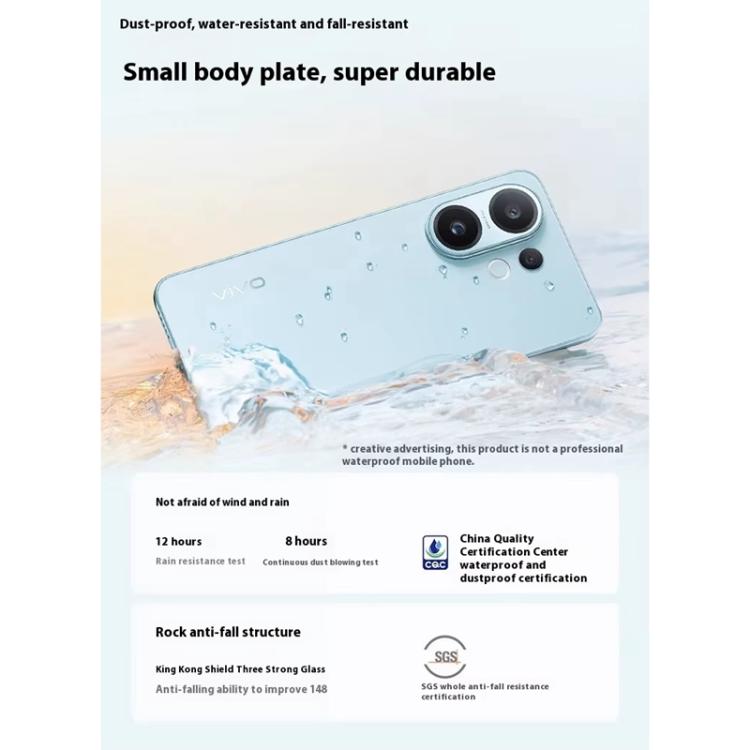 vivo S30, 16GB+512GB, Screen Fingerprint, 6.67 inch Android 15 Snapdragon 7 Gen 4 Octa Core, OTG, NFC, Network: 5G, Support Google Play