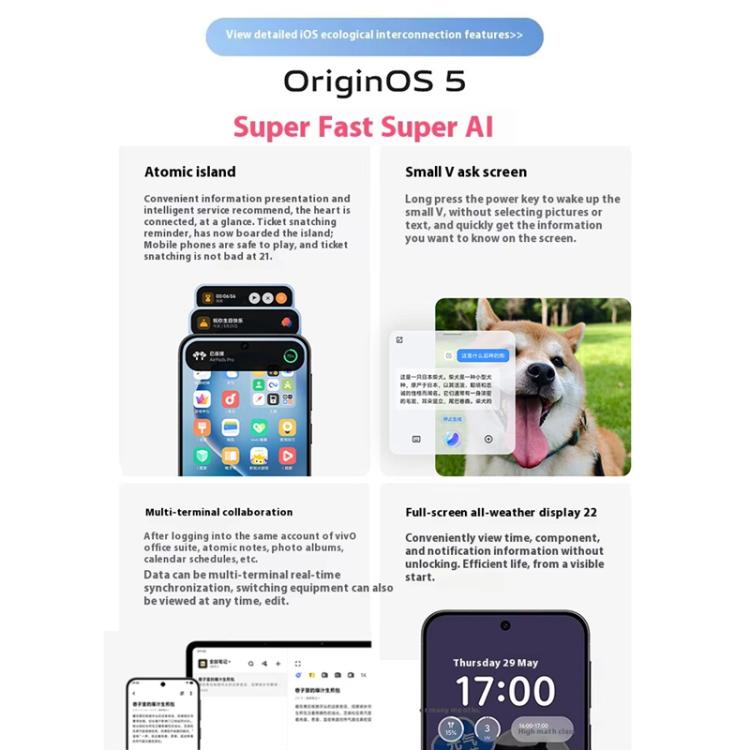 vivo S30 Pro mini, 12GB+512GB, Screen Fingerprint Identification, 6.31 inch Android 15 Dimensity 9400+ Octa Core, OTG, NFC, Network: 5G, Support Google Play