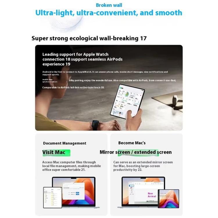 vivo X Fold5, 12GB+256GB, 8.03 inch + 6.53 inch Android 15 OriginOS 5 Snapdragon 8 Gen 3 Octa Core, OTG, NFC, Network: 5G