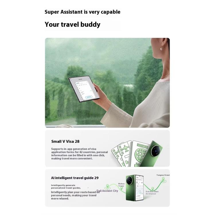 vivo X Fold5, 16GB+512GB, 8.03 inch + 6.53 inch Android 15 OriginOS 5 Snapdragon 8 Gen 3 Octa Core, OTG, NFC, Network: 5G