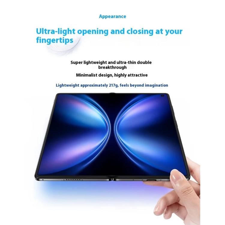 vivo X Fold5, 16GB+512GB, 8.03 inch + 6.53 inch Android 15 OriginOS 5 Snapdragon 8 Gen 3 Octa Core, OTG, NFC, Network: 5G