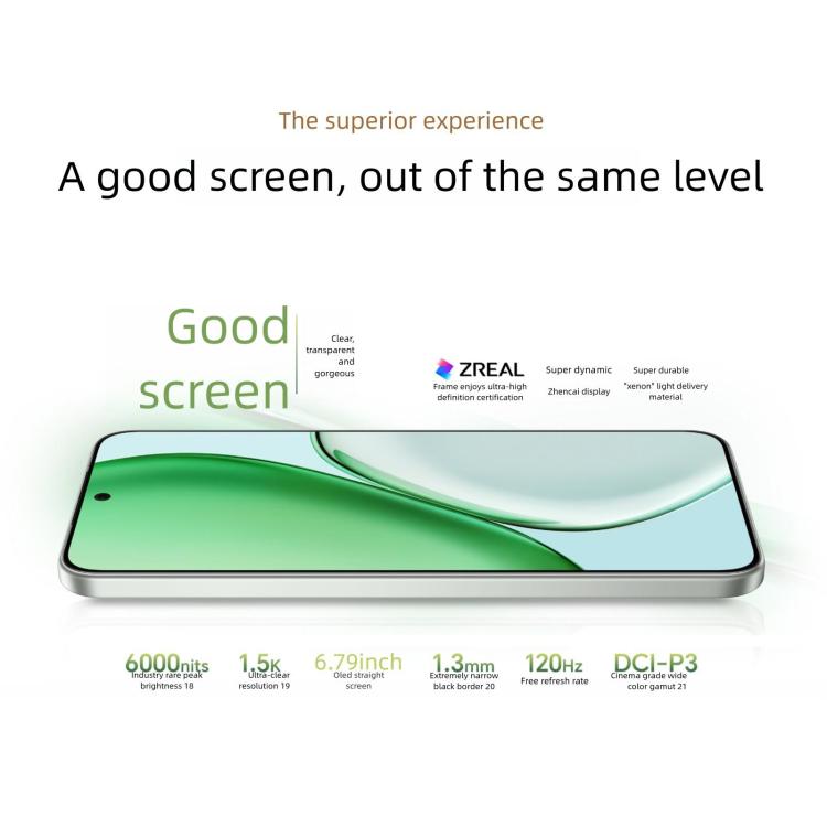 Honor X70, 12GB+256GB, Screen Fingerprint, 6.79 inch MagicOS 9.0 Snapdragon 6 Gen 4 Octa Core, Network: 5G, OTG, NFC, Support Google Play