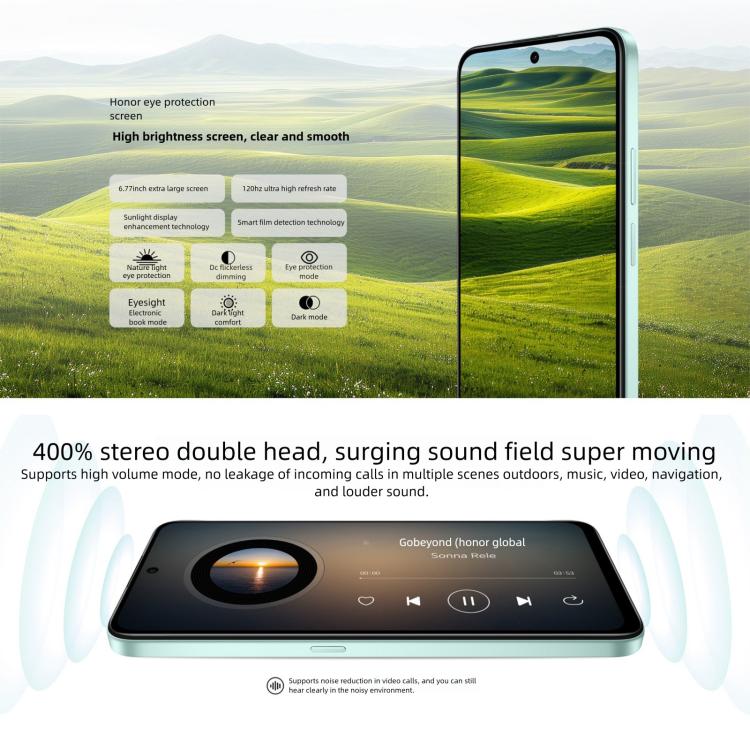 Honor Play 70 Plus, 12GB+256GB, Side Fingerprint, 6.77 inch MagicOS 9.0 Snapdragon 6s Gen 3 Octa Core, Network: 5G, NFC, OTG