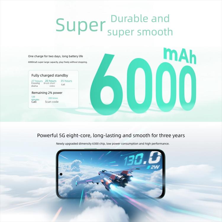 Honor Play10C, 8GB+256GB, Side Fingerprint, 6.61 inch MagicOS 9.0 Android 15 Dimensity 6300 Octa Core, Network: 5G, OTG