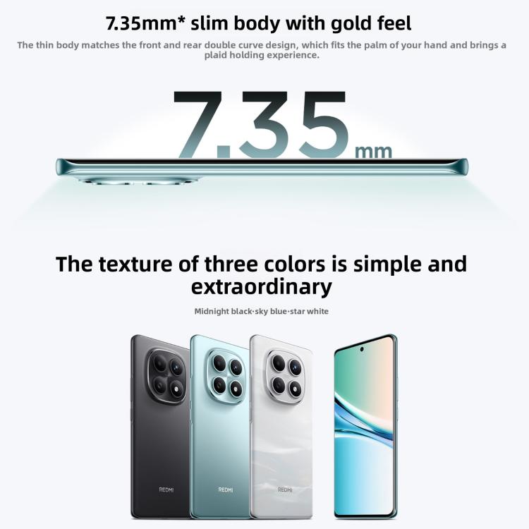 Xiaomi Redmi Note 15 5G, 8GB+128GB, 6.77 inch Xiaomi HyperOS 2 Snapdragon 6 Gen 3 Octa Core, Network: 5G