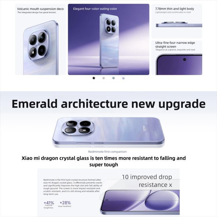 Xiaomi Redmi Note 15 Pro 5G, 12GB+256GB, 6.83 inch Xiaomi HyperOS 2 Dimensity 7400-Ultra Octa Core, Network: 5G, NFC