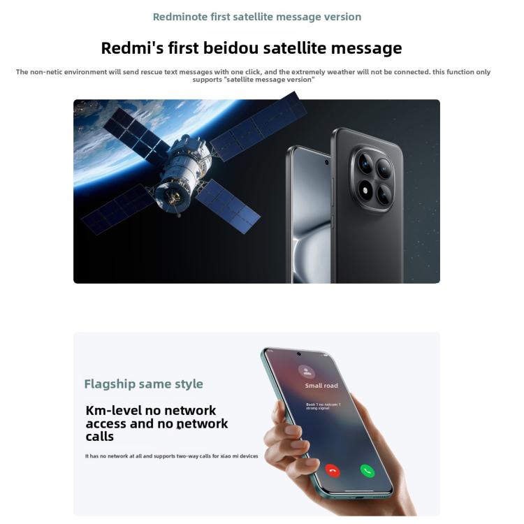 Xiaomi Redmi Note 15 Pro+ 5G, 12GB+512GB, 6.83 inch Xiaomi HyperOS 2 Snapdragon 7s Gen 4 Octa Core, Network: 5G, NFC