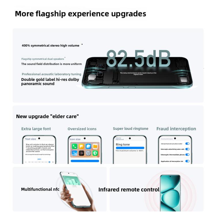 Xiaomi Redmi Note 15 Pro+ 5G Satellite, 16GB+512GB, 6.83 inch Xiaomi HyperOS 2 Snapdragon 7s Gen 4 Octa Core, Network: 5G, NFC