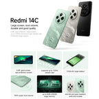 Xiaomi Redmi 14C, 8GB+256GB, 6.88 inch Xiaomi HyperOS MediaTek Helio G81-Ultra Octa Core, Network: 4G