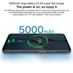 Dual Back Cameras, Side Fingerprint Identification, 5000mAh Battery, 7.09 inch Magic UI 5.0 (Android R) Dimensity 900 Octa Core up to 2.4GHz, Network: 5G, NFC, Not Support Google Play