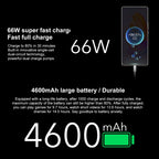 Triple Back Cameras, Screen Fingerprint Identification, 6.67 inch Magic OS 7.0 Android 12 Dimensity 900 MT6877 Octa Core up to 2.4GHz, Network: 5G, OTG, Not Support Google Play