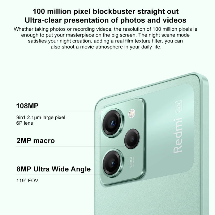 Triple Back Cameras, 5000mAh Battery, 6.67 inch MIUI 14 Snapdragon 778G Octa Core up to 2.4GHz, Network: 5G, Dual SIM, NFC, IR