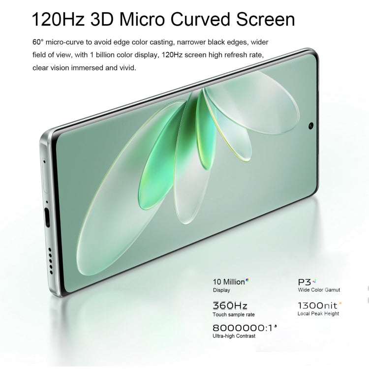 Triple Back Cameras, Srceen Fingerprint Identification, 4600mAh Battery, 6.78 inch Android 13 OriginOS 3 Qualcomm Snapdragon 870 Octa Core up to 3.2GHz, OTG, NFC, Network: 5G