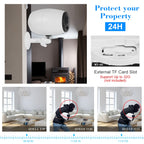 VESAFE VS-DC01 Security HD 720P Two-Way Audio Wireless Wifi IP Camera, Support Night Vision & PIR Detection & TF Card, IP54 Waterproof
