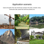 VESAFE VS-Y3 Outdoor HD 1080P Solar Power Security IP Camera, Support Motion Detection & PIR Wake up, IP66 Waterproof