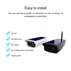 VESAFE VS-Y3 Outdoor HD 1080P Solar Power Security IP Camera, Support Motion Detection & PIR Wake up, IP66 Waterproof