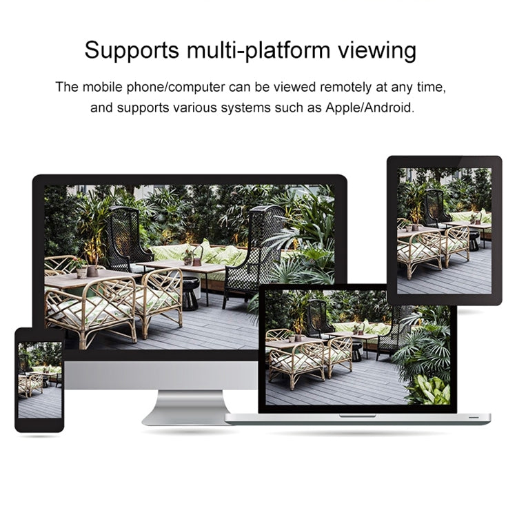 VESAFE VS-Y3 Outdoor HD 1080P Solar Power Security IP Camera, Support Motion Detection & PIR Wake up, IP66 Waterproof