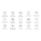 YS-Y4 1080P HD Solar Wifi Battery Camera, Support Motion Detection & Infrared Night Vision & SD Card(Max 32GB)