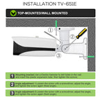 TV-651eH5/IP AF POE H.264++ 5MP IP Camera Auto Focus 4x Zoom 2.8-12MM Lens Surveillance Cameras