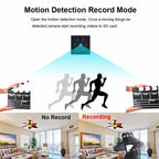 MD25 1080P Wearable Smart HD Camera Wireless Sport Camera, Support Infrared Night Vision / Motion Detection / TF Card