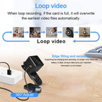 MD25 1080P Wearable Smart HD Camera Wireless Sport Camera, Support Infrared Night Vision / Motion Detection / TF Card