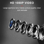 MD25 1080P Wearable Smart HD Camera Wireless Sport Camera, Support Infrared Night Vision / Motion Detection / TF Card