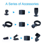 MD25 1080P Wearable Smart HD Camera Wireless Sport Camera, Support Infrared Night Vision / Motion Detection / TF Card