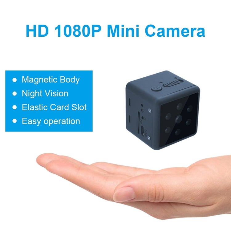 MD25 1080P Wearable Smart HD Camera Wireless Sport Camera, Support Infrared Night Vision / Motion Detection / TF Card