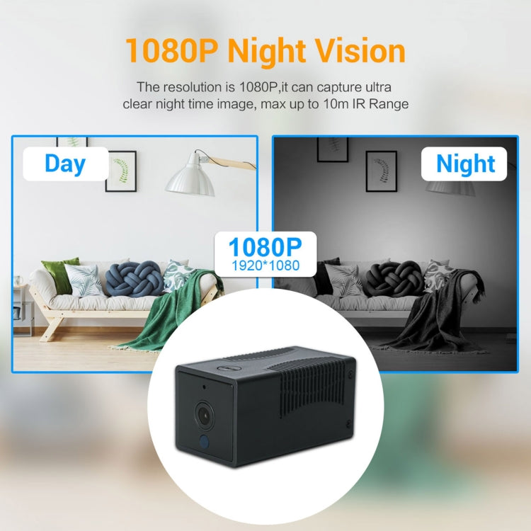 G17 2.0 Million Pixels HD 1080P Smart WiFi IP Camera, Support Night Vision & Two Way Audio & Motion Detection & TF Card, AU Plug